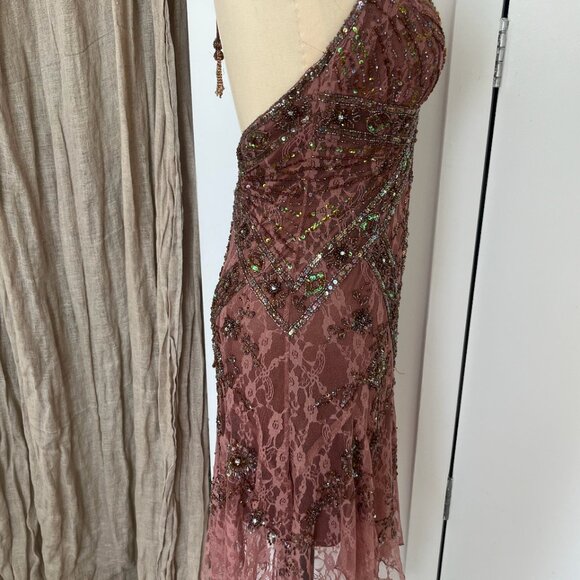 Sue Wong Mauve Pink Vintage Sororite Vintage Nocturne Fairy Dress Size 6 - Picture 4 of 6